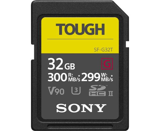 Карта памяти Sony 32GB SDHC class 10 UHS-II U3 V90 Tough (SF32TG)