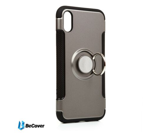 Чехол для моб. телефона BeCover Magnetic Ring Stand Apple iPhone X/XS Grey (701783) (701783), изображение 2
