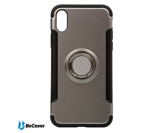 Чехол для моб. телефона BeCover Magnetic Ring Stand Apple iPhone X/XS Grey (701783) (701783)