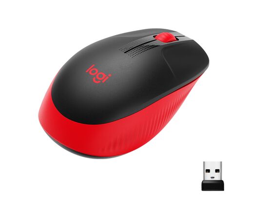 Мишка Logitech M190 Red (910-005908), зображення 2 Мишка Logitech M190 Red (910-005908), зображення 2