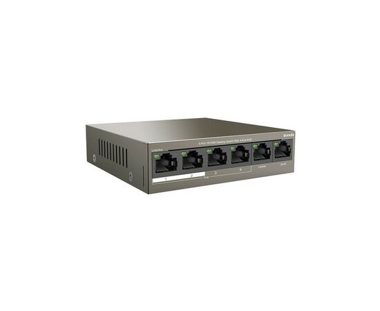 Коммутатор сетевой Tenda TEF1106P-4-63W