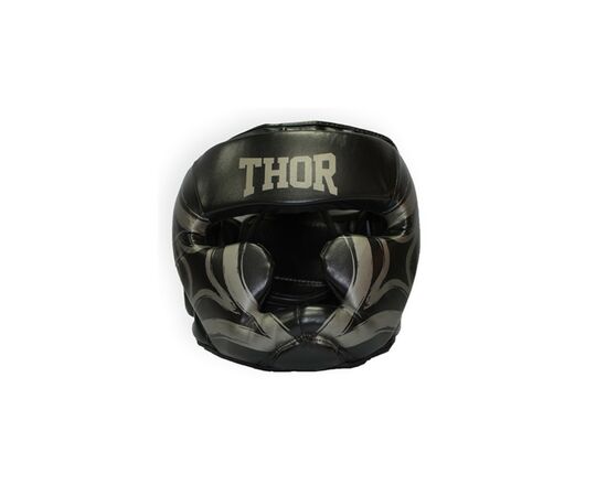 Боксерский шлем Thor 727 Cobra M Black (727 (Leather) BLK M)