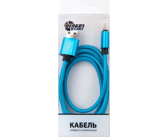 Дата кабель Dengos NTK-L-MT-BLUE, изображение 3 Дата кабель Dengos NTK-L-MT-BLUE, изображение 3