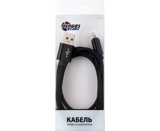 Дата кабель Dengos NTK-L-MT-BLACK, изображение 3 Дата кабель Dengos NTK-L-MT-BLACK, изображение 3