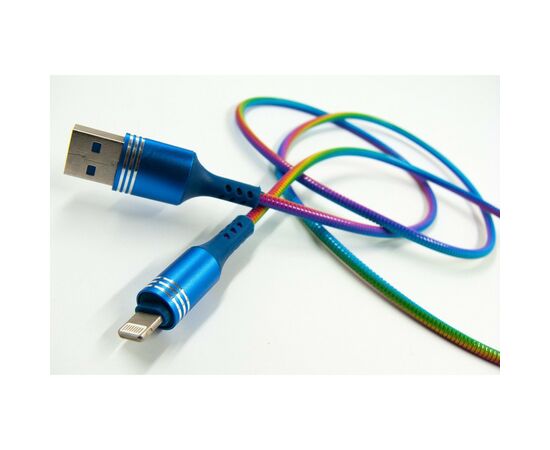 Дата кабель Dengos PLS-L-PRUZH-RAINBOW, изображение 2 Дата кабель Dengos PLS-L-PRUZH-RAINBOW, изображение 2