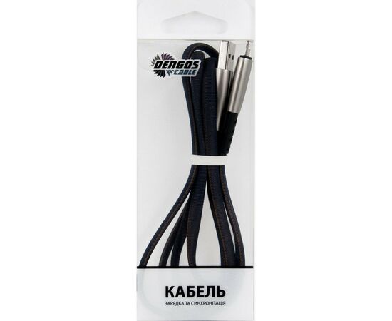 Дата кабель Dengos PLS-L-PLSK-BLACK, изображение 2 Дата кабель Dengos PLS-L-PLSK-BLACK, изображение 2