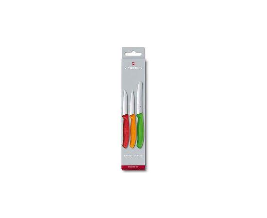 Набор ножей Victorinox SwissClassic 3 шт Red, Orange. Green (6.7116.32)