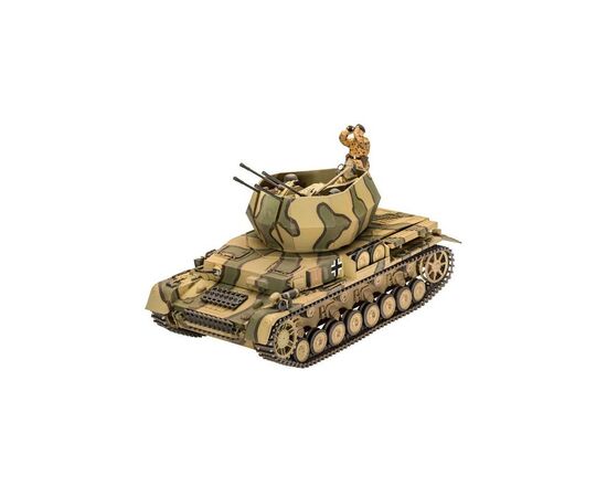 Сборная модель Revell Противовоздушный танк IV «Смерч». Масштаб 1:35 (RVL-03296), изображение 2 Сборная модель Revell Противовоздушный танк IV «Смерч». Масштаб 1:35 (RVL-03296), изображение 2