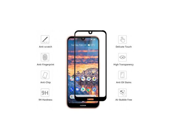 Стекло защитное Drobak Nokia 4.2 Dual Sim (Black) (454545) (454545), изображение 2 Стекло защитное Drobak Nokia 4.2 Dual Sim (Black) (454545) (454545), изображение 2