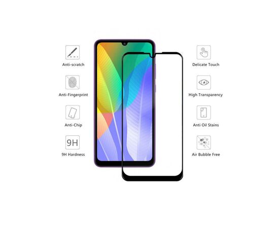 Стекло защитное Drobak Huawei Y6p (Black) (121286) (121286), изображение 2 Стекло защитное Drobak Huawei Y6p (Black) (121286) (121286), изображение 2