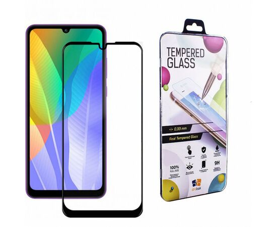 Стекло защитное Drobak Huawei Y6p (Black) (121286) (121286)