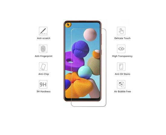 Скло захисне Drobak Samsung A21S (121279) (121279), зображення 2 Скло захисне Drobak Samsung A21S (121279) (121279), зображення 2