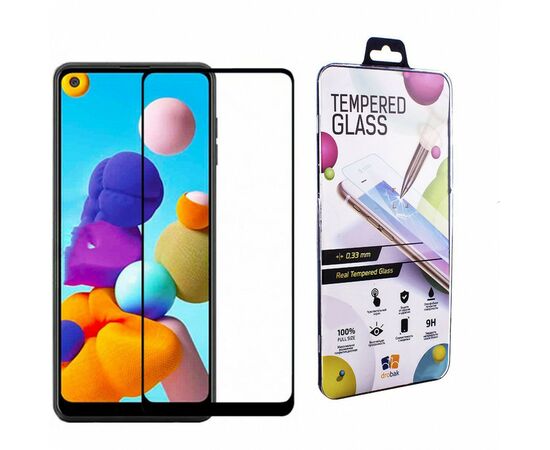 Стекло защитное Drobak Samsung A21S (Black) (121277) (121277)