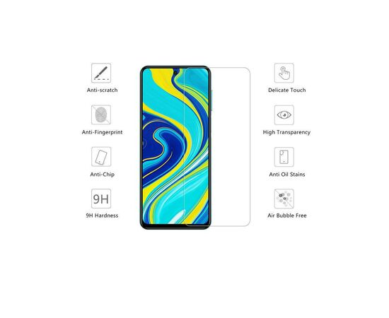 Скло захисне Drobak Xiaomi Redmi Note 9 (121282) (121282), зображення 2 Скло захисне Drobak Xiaomi Redmi Note 9 (121282) (121282), зображення 2