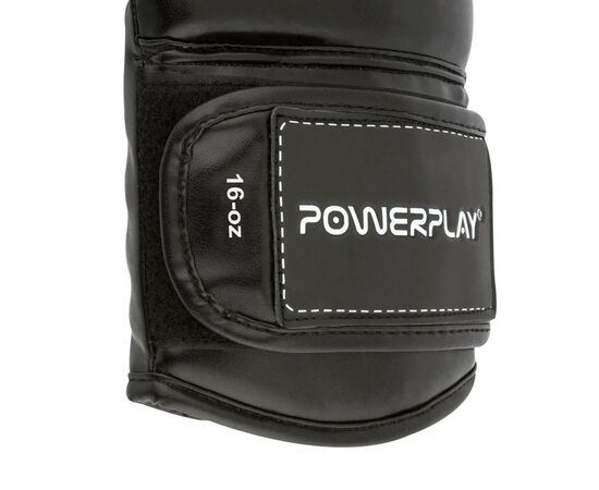 Боксерские перчатки PowerPlay 3016 16oz Black/White (PP_3016_16oz_Black/White), изображение 6