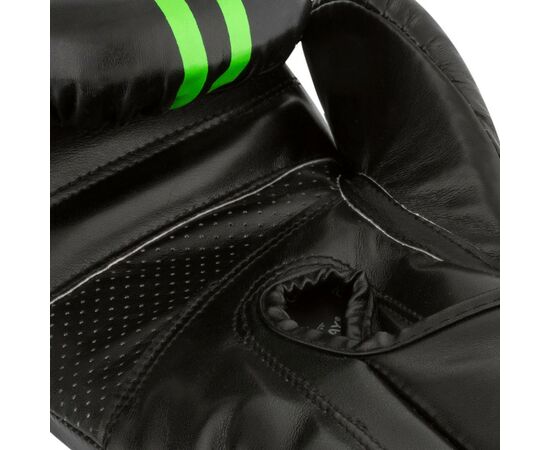 Боксерские перчатки PowerPlay 3016 12oz Black/Green (PP_3016_12oz_Black/Green), изображение 3 Боксерские перчатки PowerPlay 3016 12oz Black/Green (PP_3016_12oz_Black/Green), изображение 3