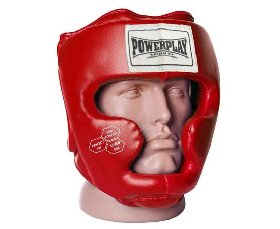 Боксерский шлем PowerPlay 3043 S Red (PP_3043_S_Red), изображение 2 Боксерский шлем PowerPlay 3043 S Red (PP_3043_S_Red), изображение 2