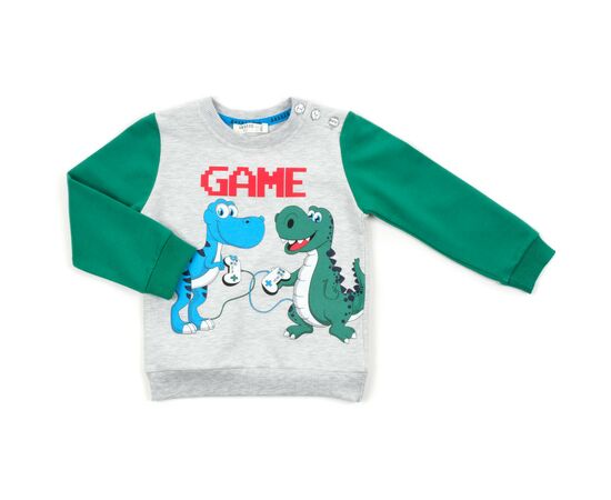 Набор детской одежды Breeze "GAME" (14435-104B-gray), изображение 2 Набор детской одежды Breeze "GAME" (14435-104B-gray), изображение 2