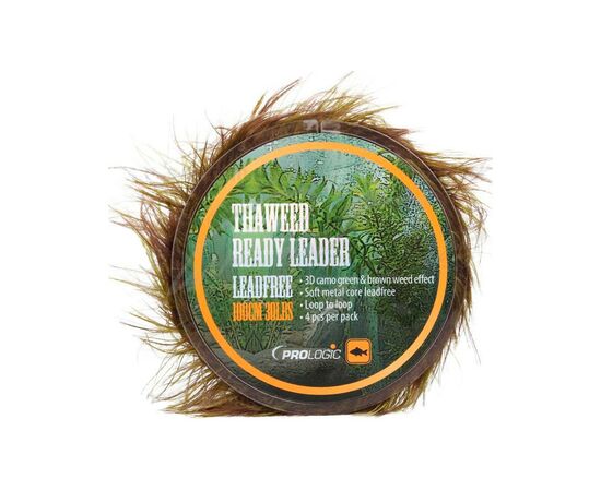 Поводковый материал Prologic ThaWeed Ready Leader 100cm 40lb NL (4шт/уп) (1846.05.86)