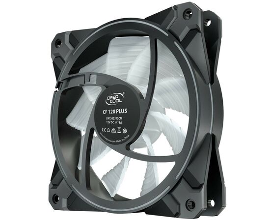 Кулер для корпуса Deepcool CF120 PLUS, изображение 3 Кулер для корпуса Deepcool CF120 PLUS, изображение 3