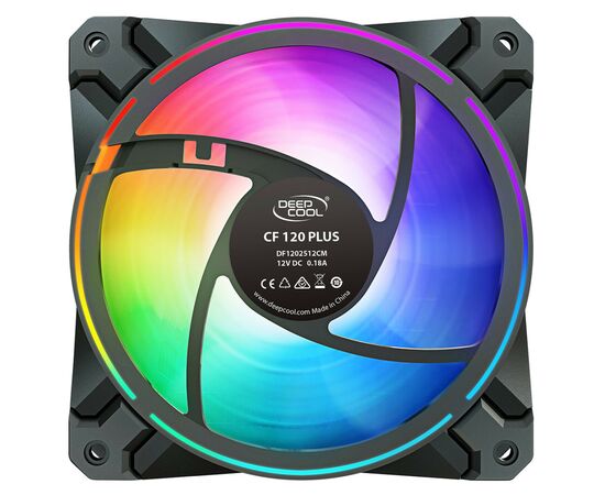 Кулер для корпуса Deepcool CF120 PLUS, изображение 8 Кулер для корпуса Deepcool CF120 PLUS, изображение 8