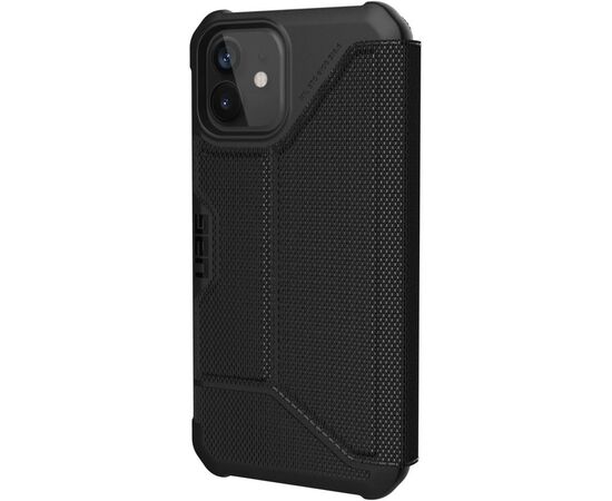 Чохол до моб. телефона Uag iPhone 12 / 12 Pro Metropolis, FIBR Black (112356113940), зображення 4 Чохол до моб. телефона Uag iPhone 12 / 12 Pro Metropolis, FIBR Black (112356113940), зображення 4