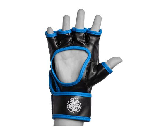 Рукавички для MMA PowerPlay 3055 XL Black/Blue (PP_3055_XL_Blue), зображення 2 Рукавички для MMA PowerPlay 3055 XL Black/Blue (PP_3055_XL_Blue), зображення 2
