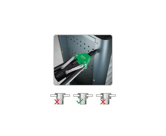 Заклепочник Toptul для резьбовых заклепок M5,M6,M8,M10,M12 (JBBB0512), изображение 2 Заклепочник Toptul для резьбовых заклепок M5,M6,M8,M10,M12 (JBBB0512), изображение 2