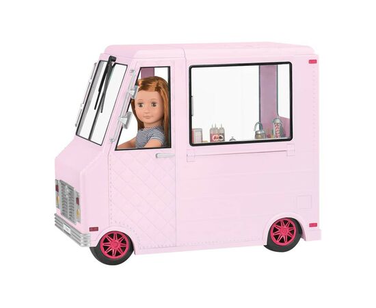 Игровой набор Our Generation Фургон с мороженым розовый (BD37363Z), изображение 2 Игровой набор Our Generation Фургон с мороженым розовый (BD37363Z), изображение 2