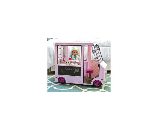 Игровой набор Our Generation Фургон с мороженым розовый (BD37363Z), изображение 7 Игровой набор Our Generation Фургон с мороженым розовый (BD37363Z), изображение 7