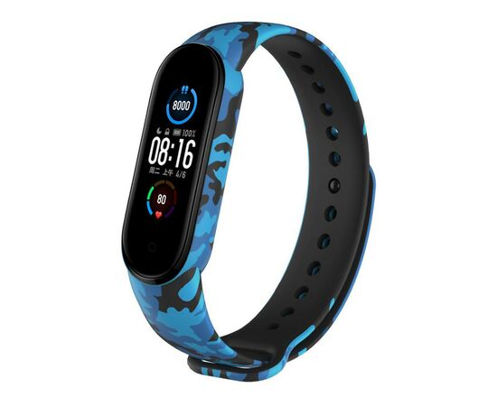 Ремешок для фитнес браслета XoKo Силіконовий ремінець XoKo для Xiaomi Mi Smart Band 5 Khaki B (XK-SL5-KBL), изображение 3