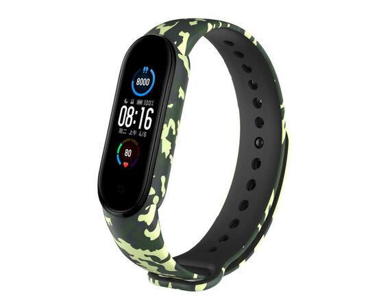 Ремешок для фитнес браслета XoKo Силіконовий ремінець XoKo для Xiaomi Mi Smart Band 5 Khaki G (XK-SL5-KGRN), изображение 3 Ремешок для фитнес браслета XoKo Силіконовий ремінець XoKo для Xiaomi Mi Smart Band 5 Khaki G (XK-SL5-KGRN), изображение 3