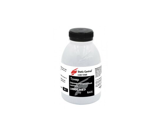Тонер Lexmark Universal, Odyssey, 60г, фасовка Static Control (LMXOS-60B-P)