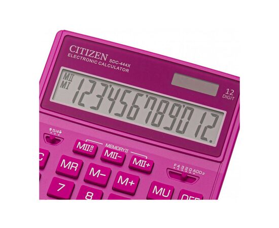 Калькулятор Citizen SDC444XRPKE-pink, изображение 5 Калькулятор Citizen SDC444XRPKE-pink, изображение 5
