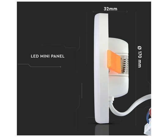 Світильник V-TAC LED18W, SKU-734, Samsung Chip, 230V, 4000К, (3800157643030), зображення 7 Світильник V-TAC LED18W, SKU-734, Samsung Chip, 230V, 4000К, (3800157643030), зображення 7