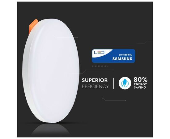 Светильник V-TAC LED 24W, SKU-740, Samsung Chip, 230V, 4000К (3800157643092), изображение 4 Светильник V-TAC LED 24W, SKU-740, Samsung Chip, 230V, 4000К (3800157643092), изображение 4