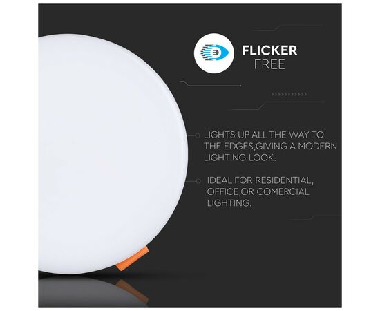 Светильник V-TAC LED 24W, SKU-740, Samsung Chip, 230V, 4000К (3800157643092), изображение 5 Светильник V-TAC LED 24W, SKU-740, Samsung Chip, 230V, 4000К (3800157643092), изображение 5