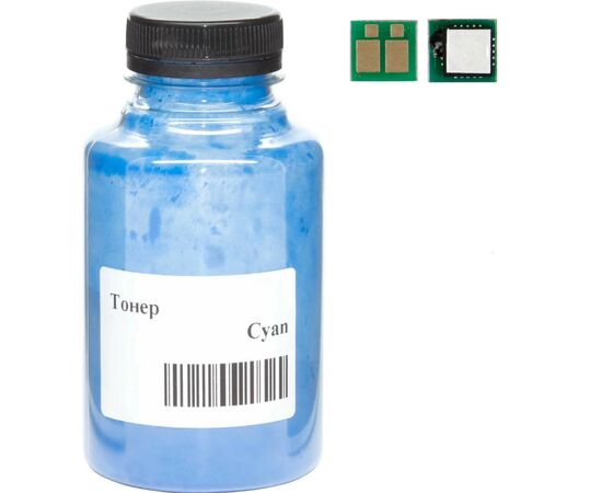 Тонер Canon 054H MF641/643/645, LBP-621/623, 70г 2.3K Cyan +chip AHK (3203747)