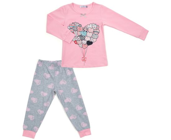 Пижама Matilda с сердечками (12101-3-152G-pink)