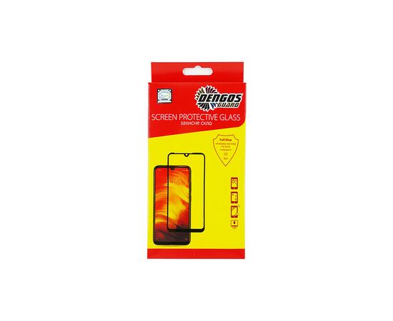 Стекло защитное Dengos Full Glue SD iPhone 12/12 Pro, black frame (TGFG-SD-01)