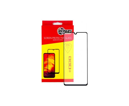 Скло захисне Dengos Full Glue Vivo Y1s, black frame (TGFG-145)