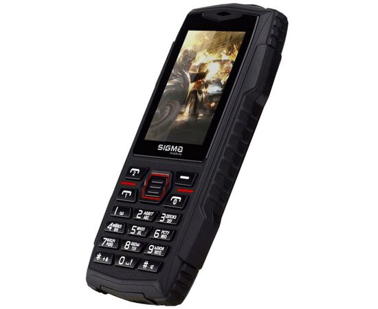 Мобільний телефон Sigma X-treme AZ68 Black Red (4827798374924), зображення 3