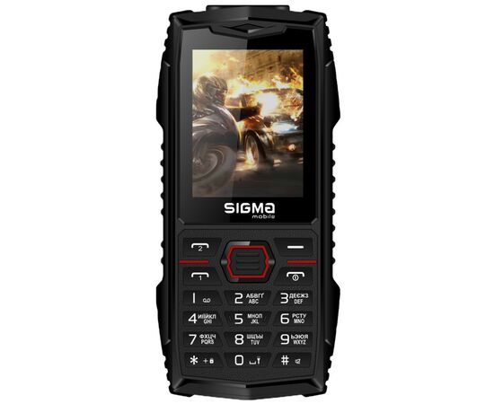 Мобильный телефон Sigma X-treme AZ68 Black Red (4827798374924)