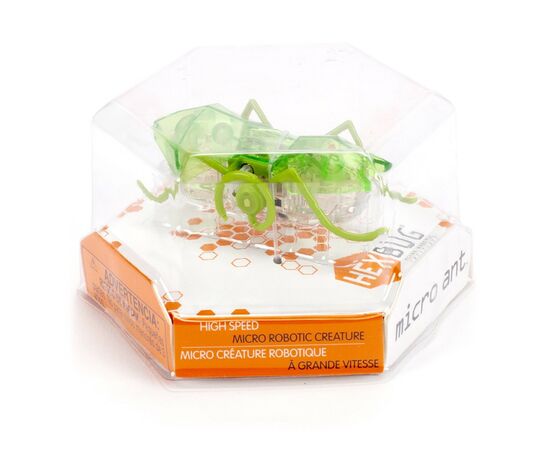 Интерактивная игрушка Hexbug Нано-робот Micro Ant, зеленый (409-6389 green), изображение 4 Интерактивная игрушка Hexbug Нано-робот Micro Ant, зеленый (409-6389 green), изображение 4