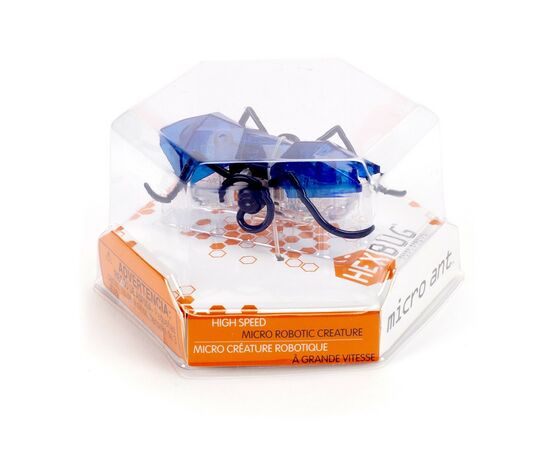 Интерактивная игрушка Hexbug Нано-робот Micro Ant, синий (409-6389 blue), изображение 4 Интерактивная игрушка Hexbug Нано-робот Micro Ant, синий (409-6389 blue), изображение 4