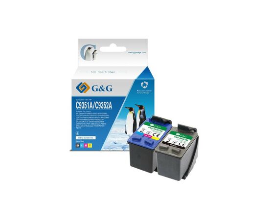 Картридж G&G HP No.21/22 Black/Tri-color Combo Pack (GG-SD367AE)