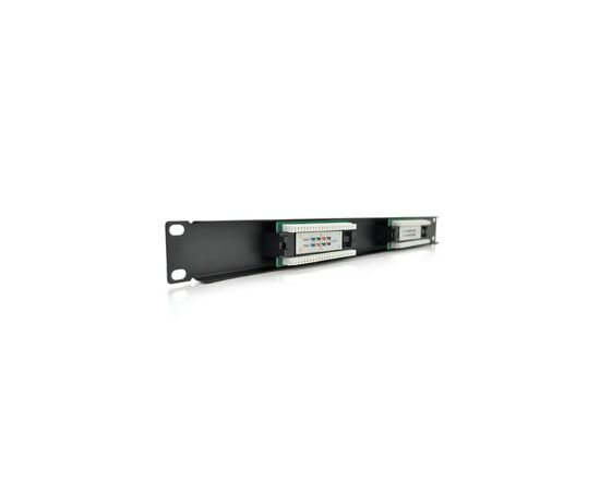Патч-панель 19" 12хRJ-45 UTP 1U cat.5e Pipo (PP125191U), зображення 2 Патч-панель 19" 12хRJ-45 UTP 1U cat.5e Pipo (PP125191U), зображення 2