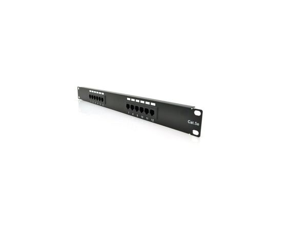 Патч-панель 19" 12хRJ-45 UTP 1U cat.5e Pipo (PP125191U)