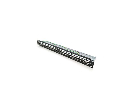 Патч-панель 19" 24хRJ-45 FTP 1U cat.6A, w Organizer Pipo (PP247191UFTP)