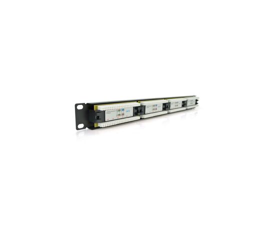 Патч-панель 19" 24хRJ-45 UTP 1U cat.6 Pipo (PP246191U), зображення 2 Патч-панель 19" 24хRJ-45 UTP 1U cat.6 Pipo (PP246191U), зображення 2